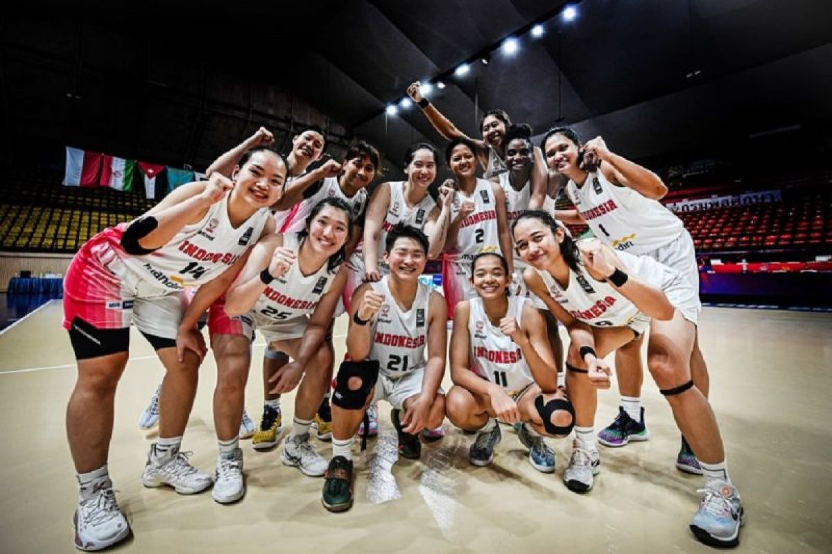 Timnas putri Indonesia ke semifinal Piala Asia FIBA 2023