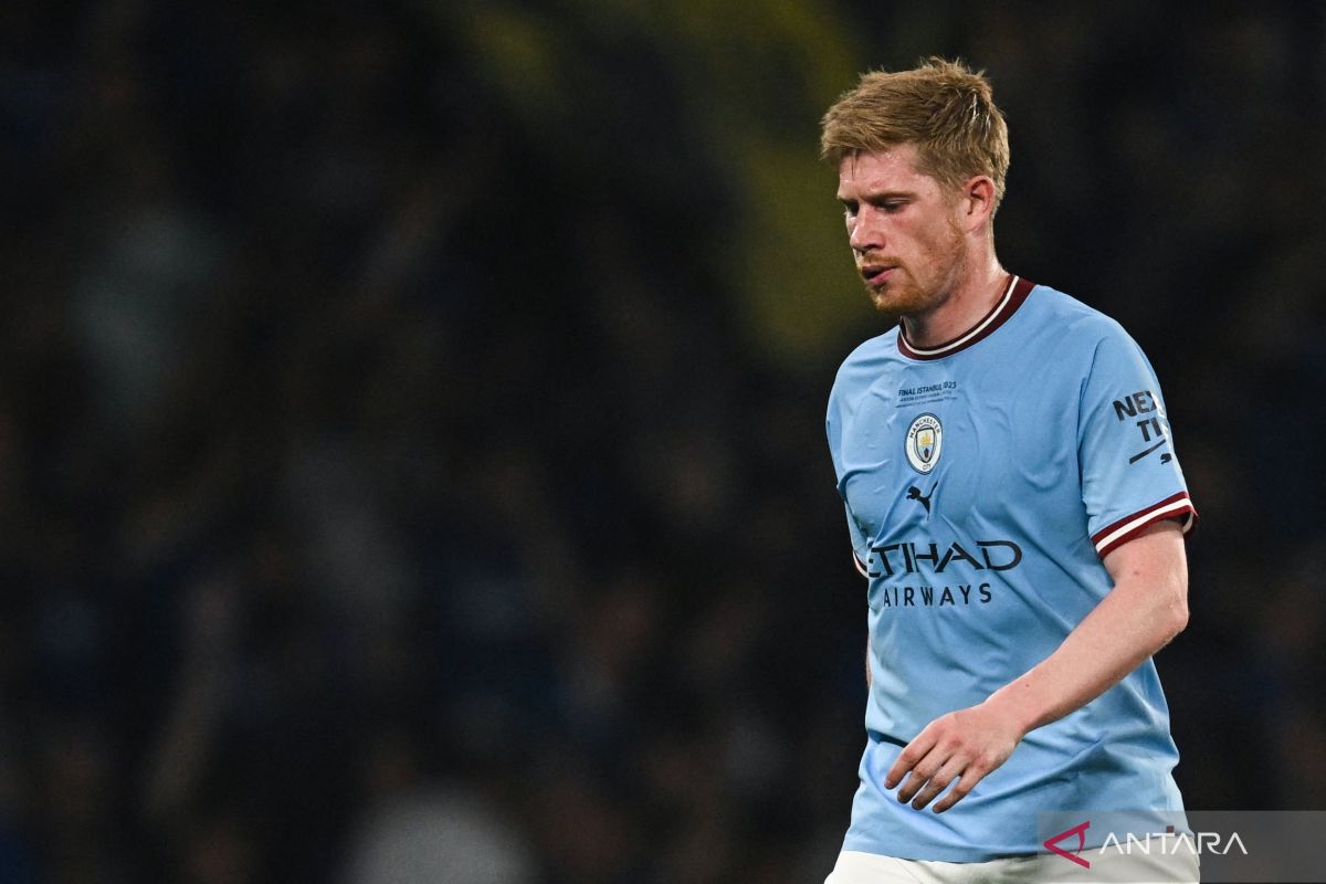 Kevin de Brunyne terancam absen empat bulan  karena cedera hamstring