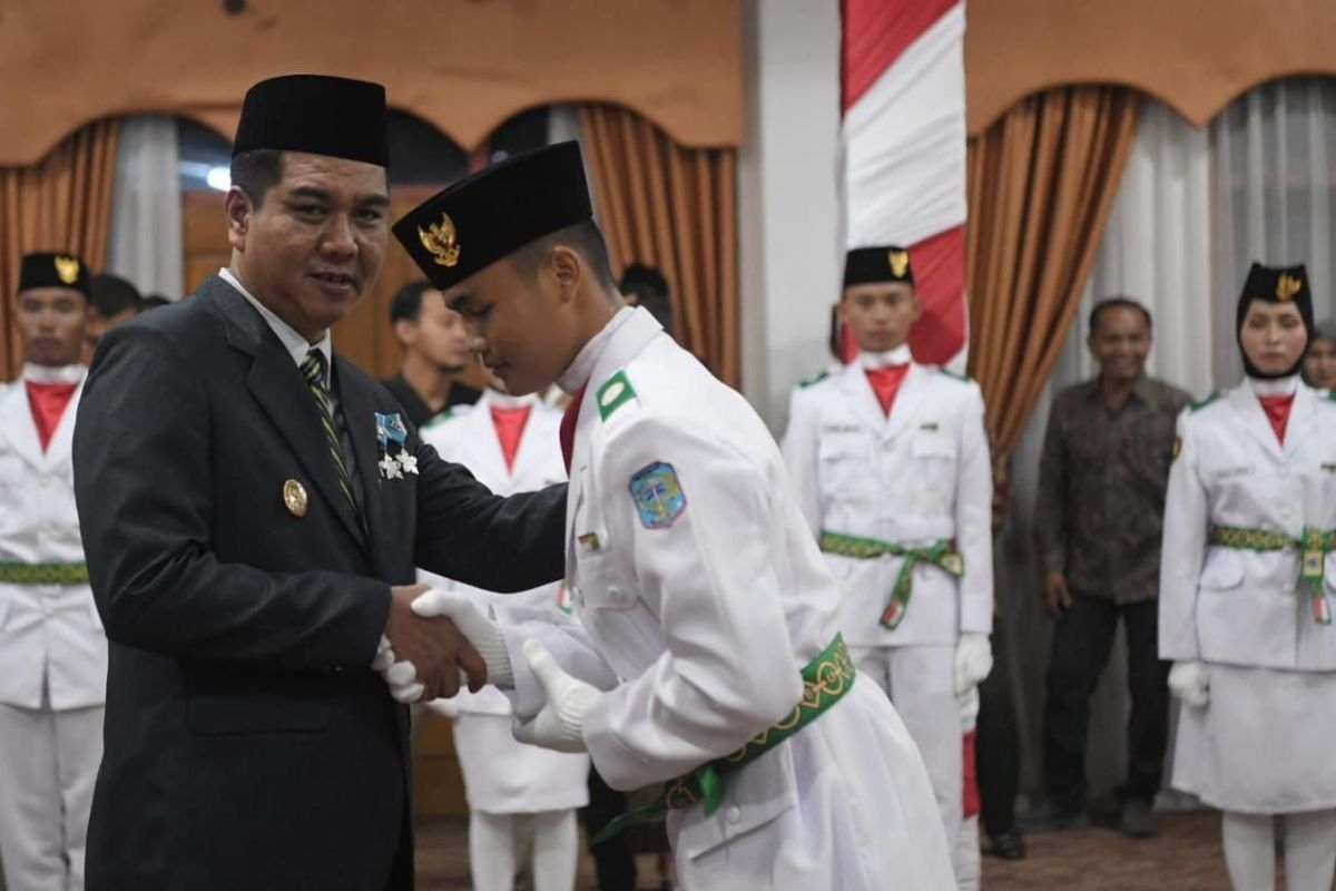 Wabup Merangin kukuhkan 31 orang paskibraka