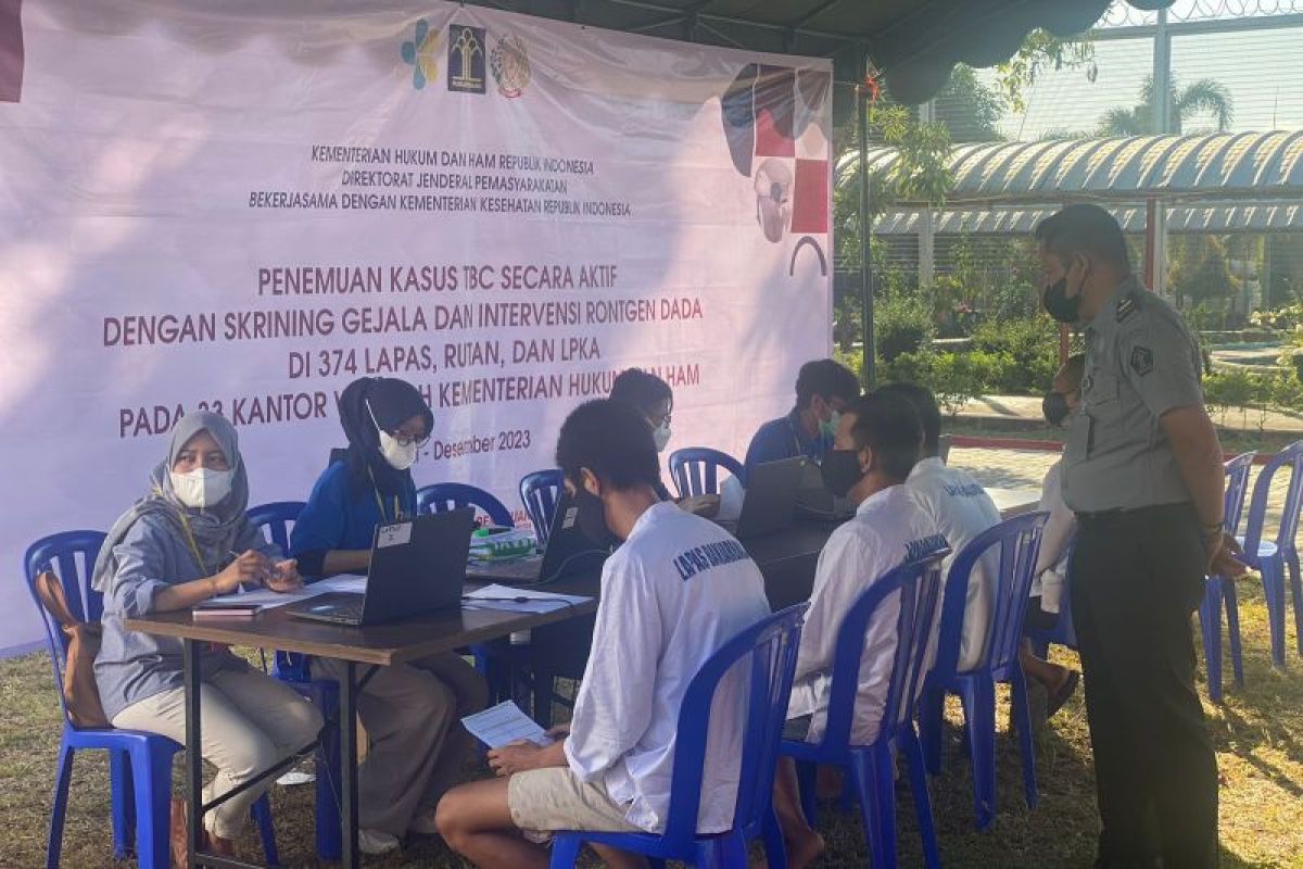 Lapas Banjarbaru skirining ribuan warga binaan cegah penularan TBC