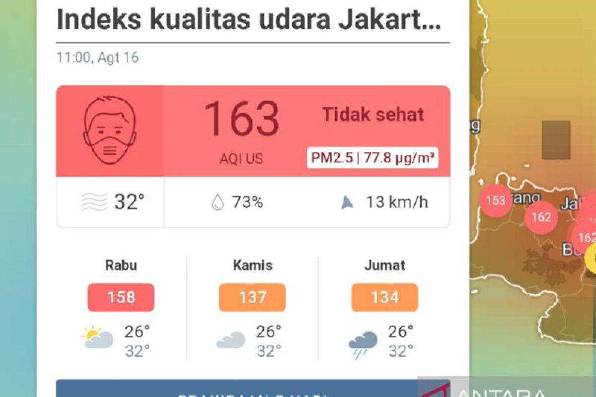 Dinkes ajak warga batasi aktivitas luar ruang cegah dampak udara buruk