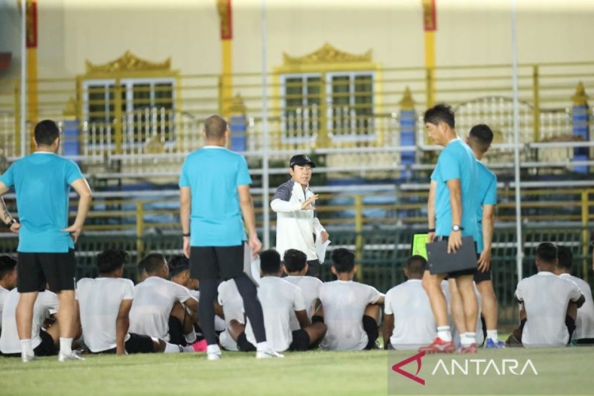 Timnas matangkan persiapan jelang laga Piala AFF U-23 lawan Malaysia