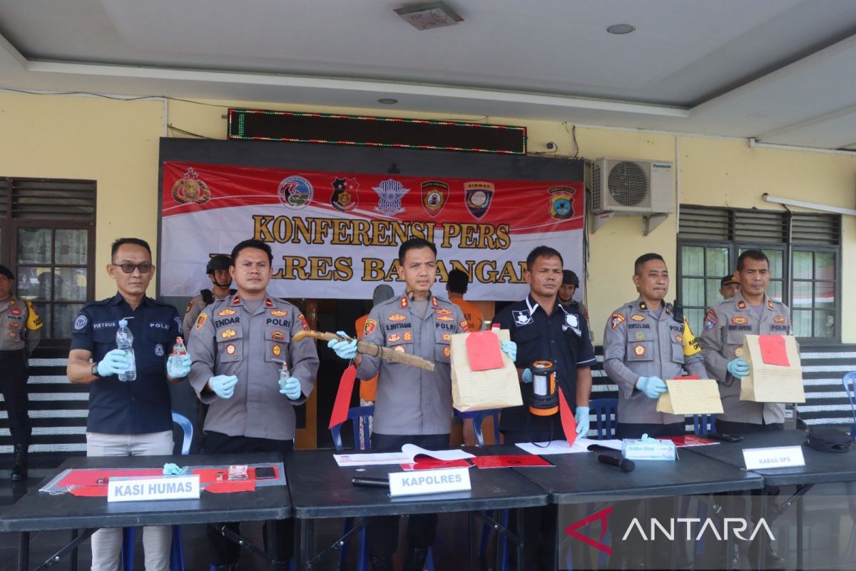 Polres Balangan amankan dua tersangka dalam dua minggu terakhir