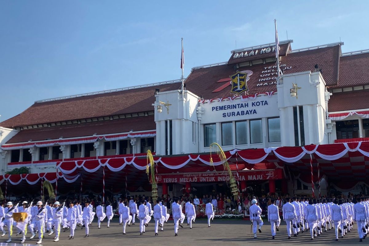Pemkot Surabaya gelar peringatan HUT ke-78 RI perkuat semangat persatuan