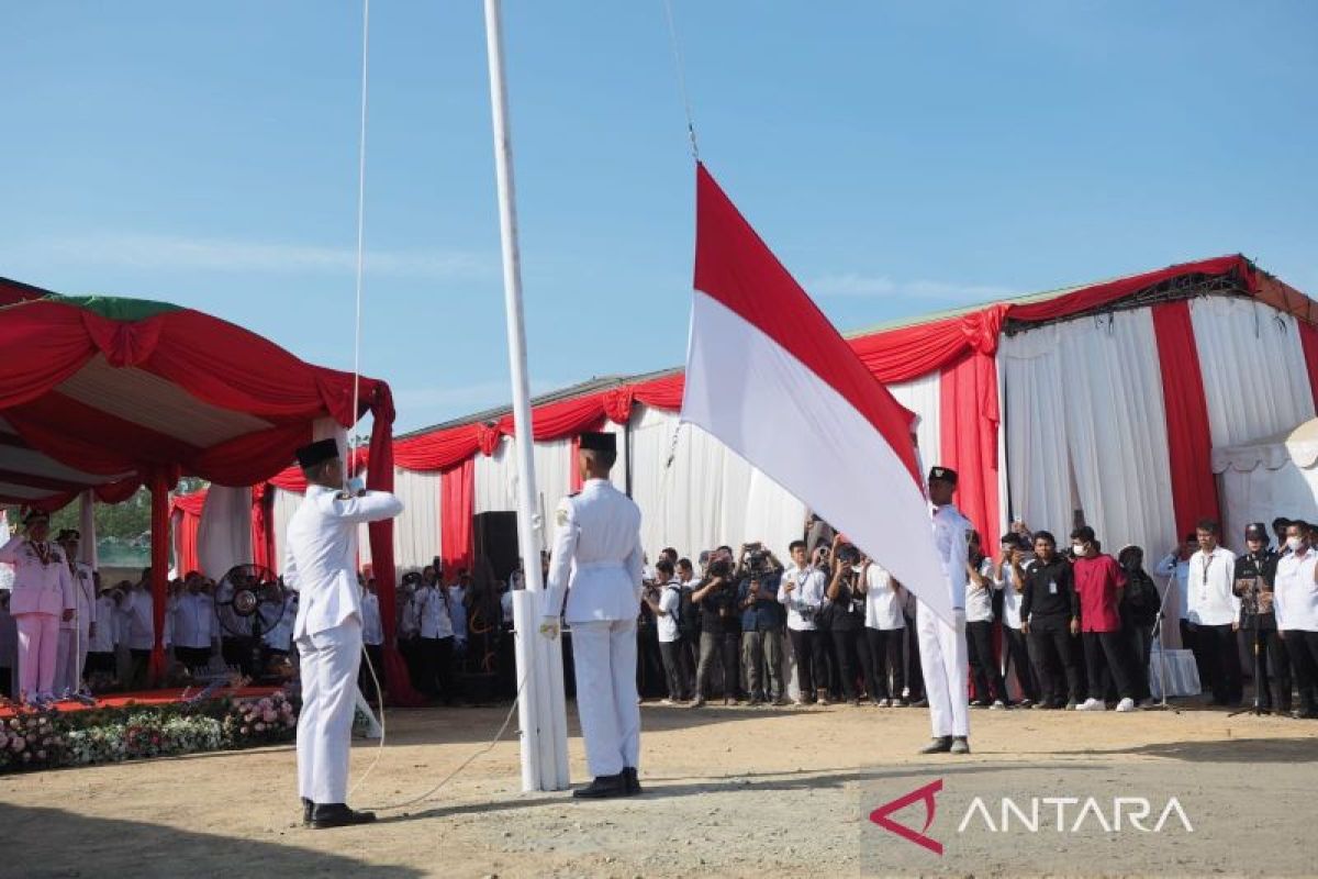 Otoritas IKN-Kadin gelar Upacara Peringatan HUT Ke-78 RI