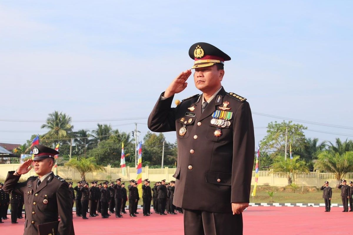 Suasana peringatan HUT ke-78 RI di Polda Kaltara