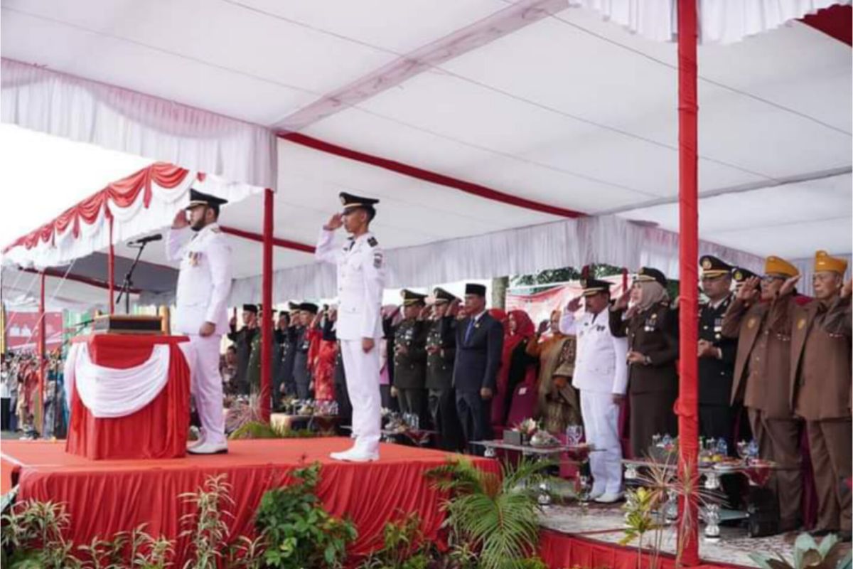 Upacara HUT RI ke 78 di Padang Panjang berjalan lancar