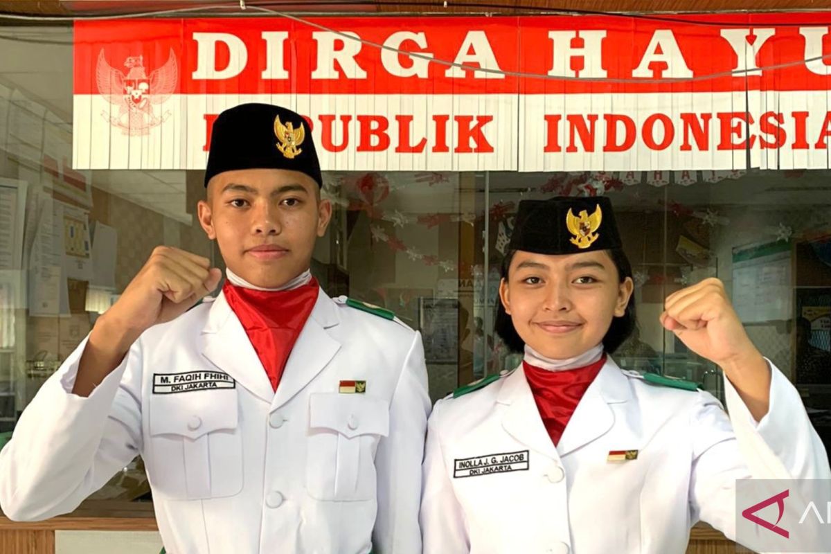 Ini wakil Jakarta Utara untuk kibarkan bendera pusaka di Istana