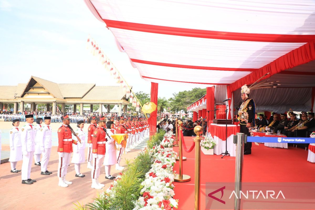 Peringatan HUT Ke-78 RI tingkat Kaltara dilaksanakan di Tanjung Selor