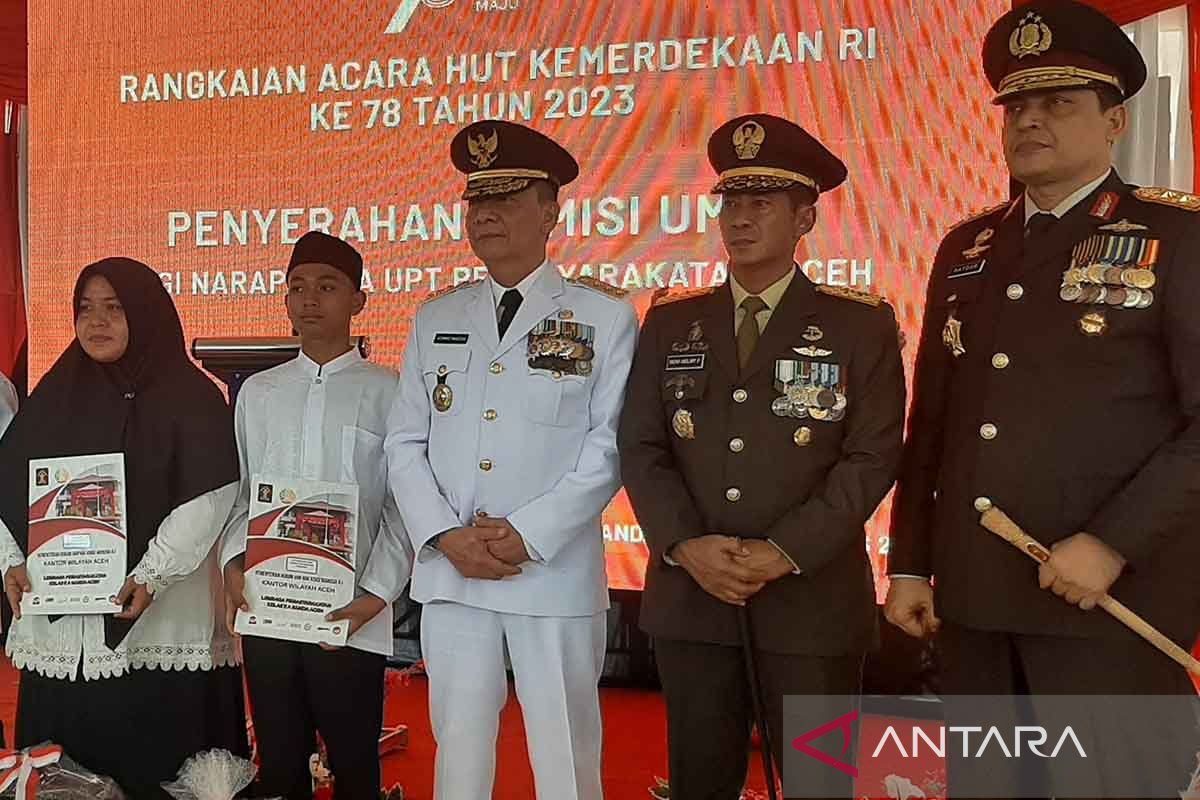 Sebanyak 5.575 narapidana di Aceh terima remisi kemerdekaan