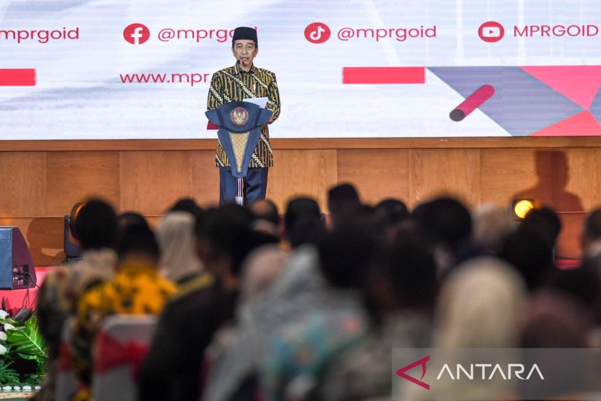 Jokowi sebut visi tanpa tolok ukur adalah jargon politik