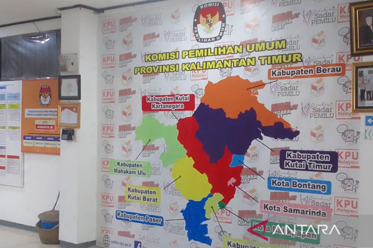 KPU Kaltim tetapkan 790 daftar calon legislatif sementara