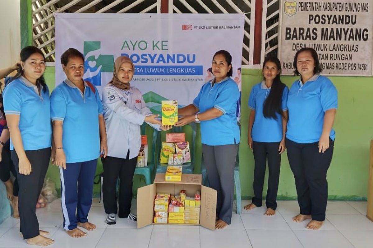 PT SKS Listrik Kalimantan bantu pemenuhan gizi balita dan ibu hamil di Luwuk Langkuas