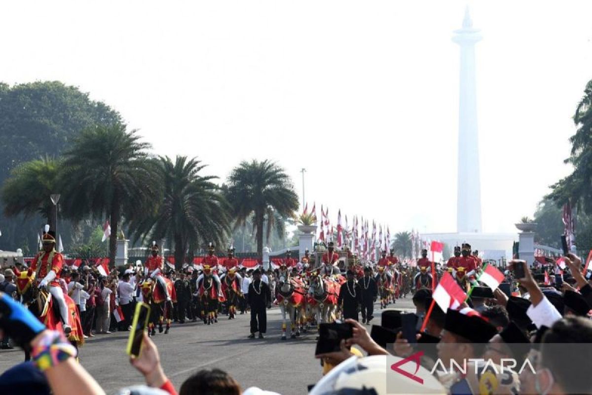 Duplikat Merah Putih dan Teks Proklamasi RI dikembalikan ke Monas