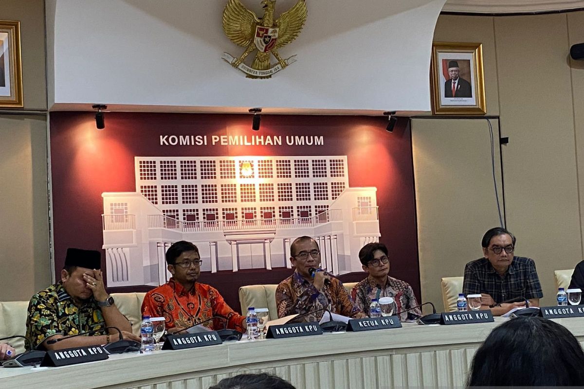 KPU tetapkan daftar calon sementara DPR/DPD Pemilu 2024