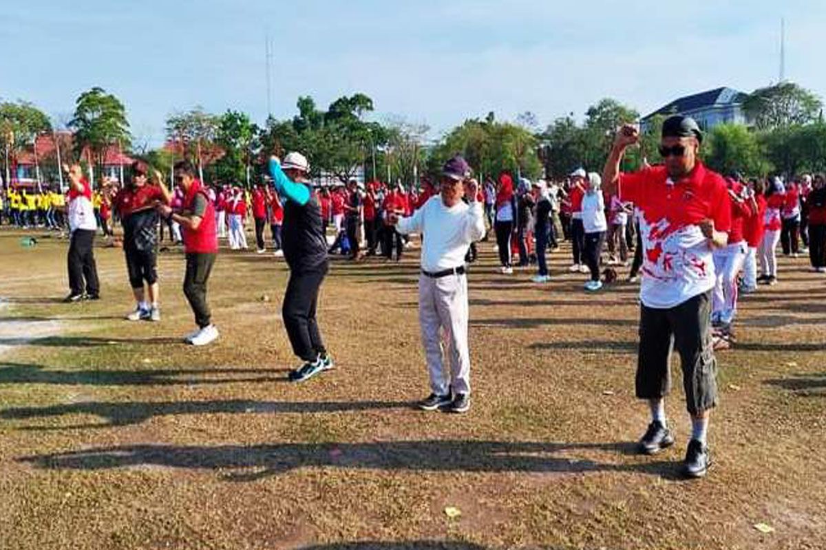 Jaga fisik tetap sehat, masyarakat Kalteng diajak luangkan waktu ikuti senam