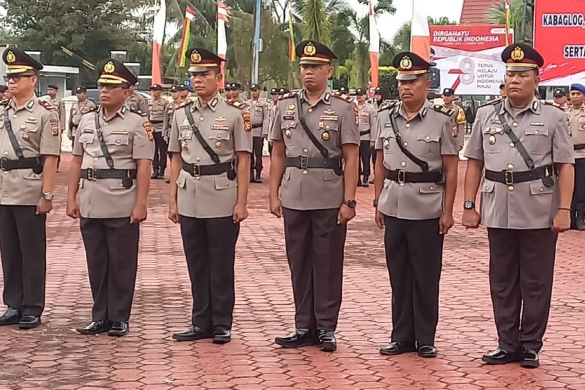 Sejumlah jabatan di Polres Bengkalis dirotasi