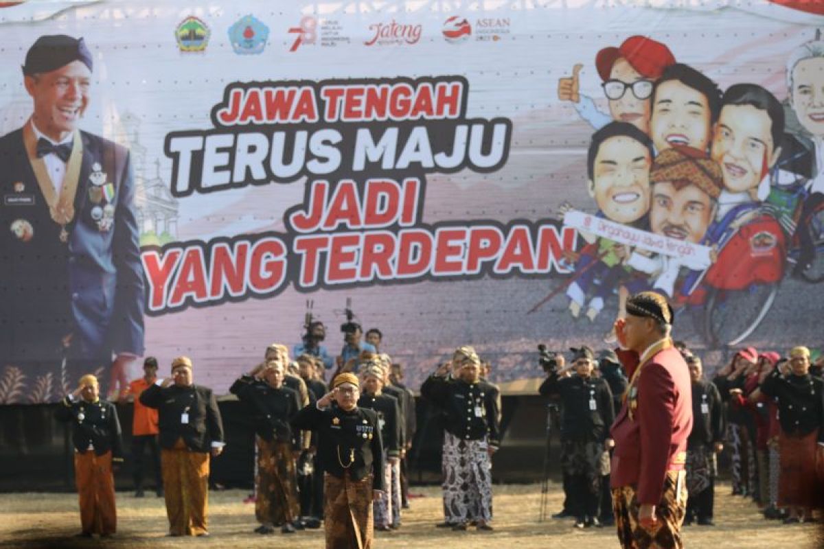 HUT Provinsi Jateng, Ganjar ucapkan terima kasih kepada warga