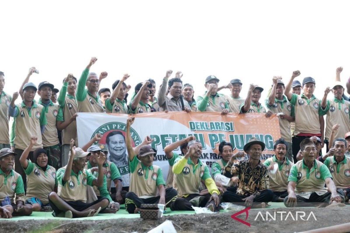 Petani Pejuang Papera deklarasi dukung Prabowo untuk Pilpres 2024