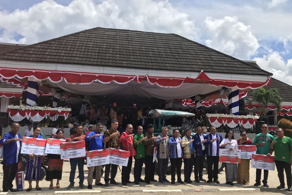 Dinas Pertanian Maluku terima 85 unit alat mesin pertanian dari Kementan