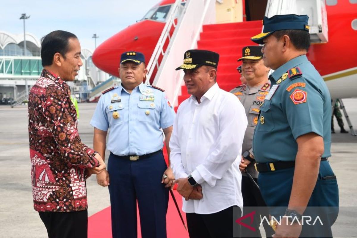 Presiden Jokowi lakukan kunjungan kerja di Sumatera Utara