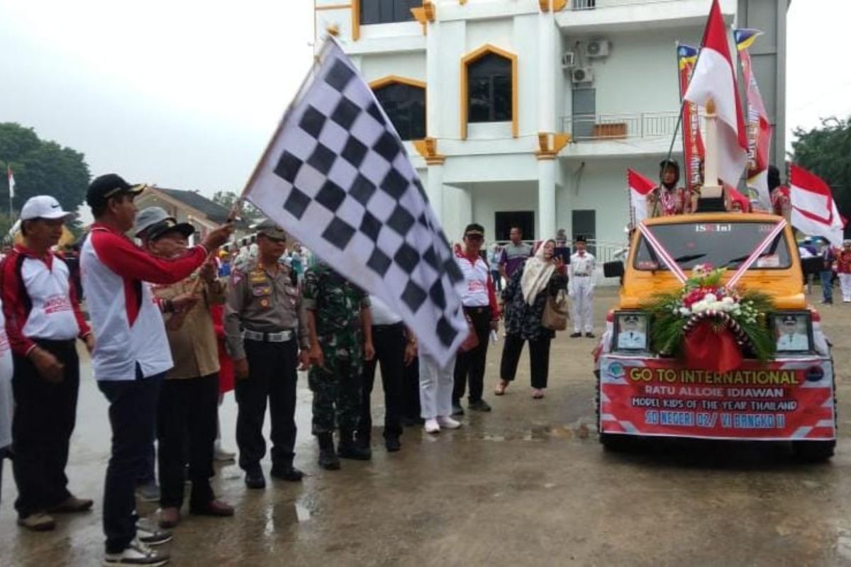 Bupati Merangin lepaskan pawai HUT ke-78 RI