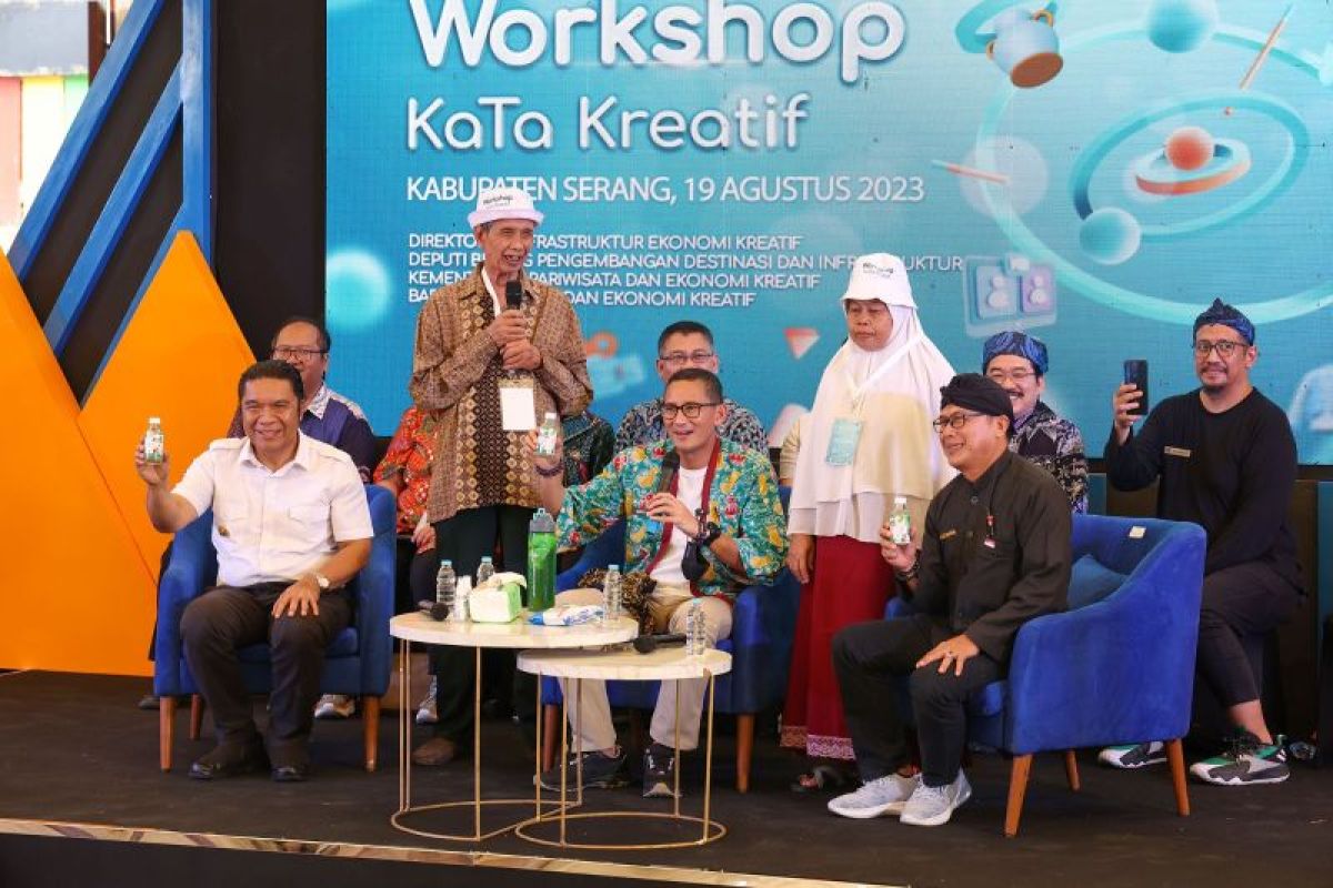 Menparekraf pacu ekonomi kreatif Banten guna ciptakan lapangan kerja