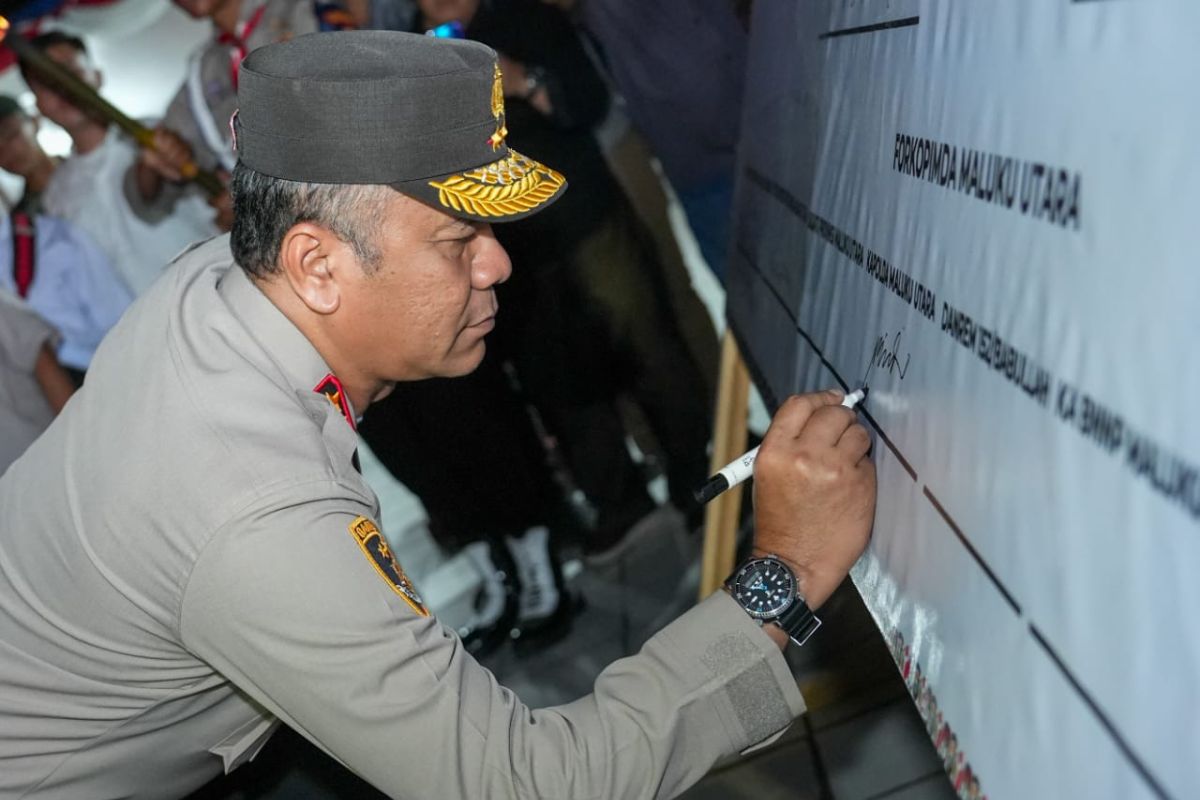 Polda Malut gelar deklarasi damai Pemilu  2024