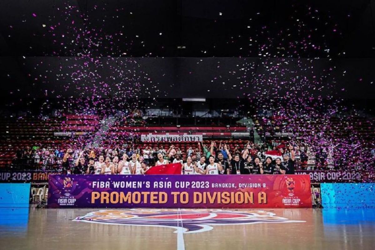 Cetak sejarah lagi, Timnas Basket Putri Indonesia juara Piala Asia FIBA Putri 2023 Divisi B