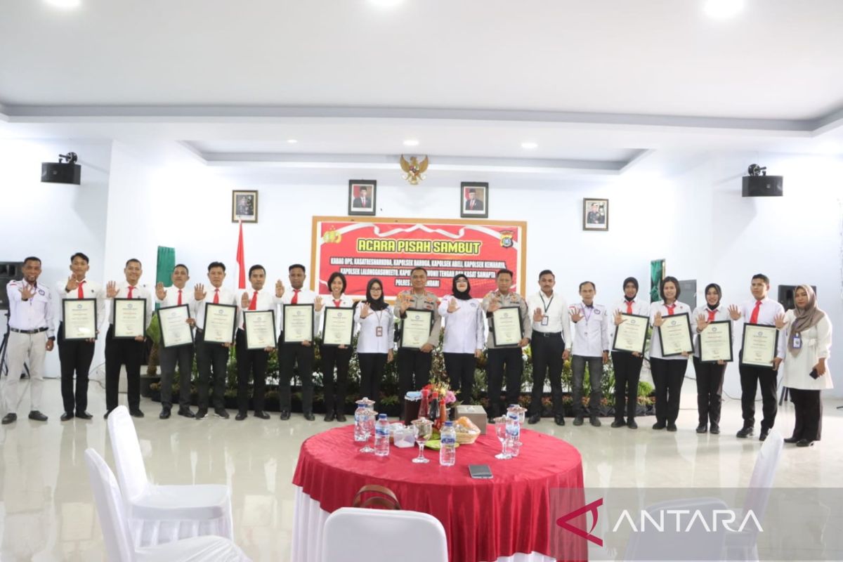 Polresta Kendari meraih penghargaan atas penegakan hukum PPA dan TPPO