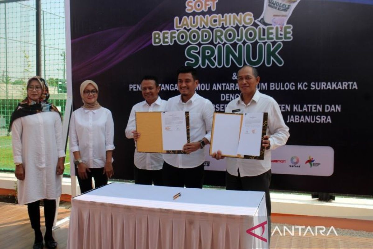 Bulog luncurkan beras "Befood" Rojolele Srinuk asal Klaten Jawa Tengah