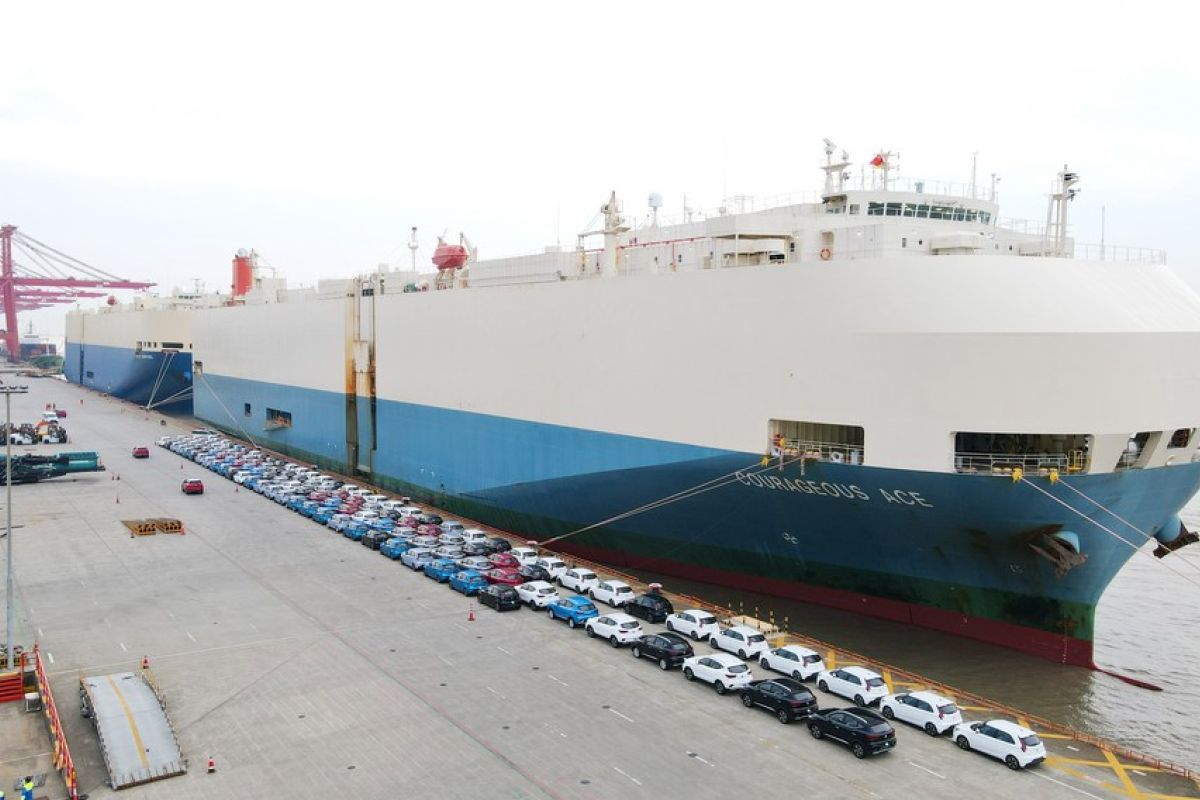 Lebih 1 juta unit kendaraan diekspor via pelabuhan Shanghai