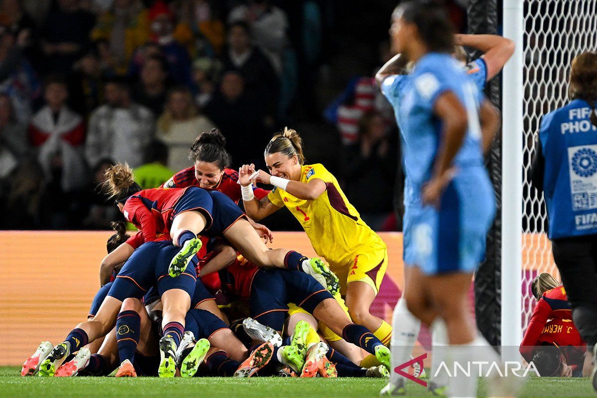 Bekuk Inggris 1-0, Spanyol juarai Piala Dunia Wanita 2023