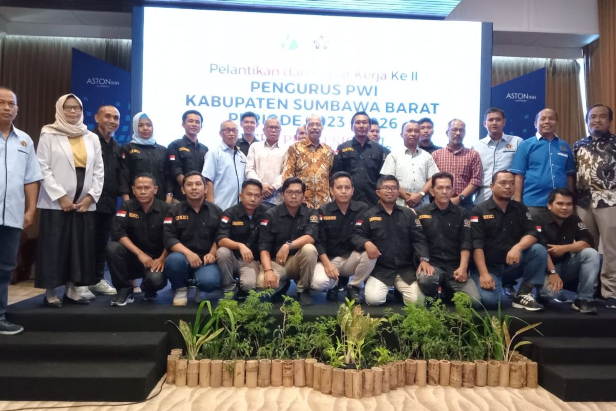 Pengurus PWI Sumbawa Barat 2023-2026 resmi dilantik