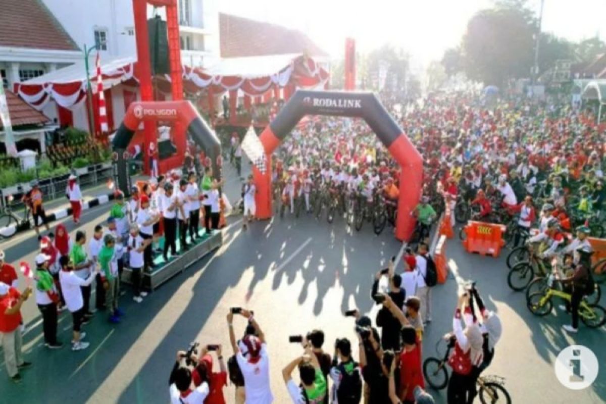 Gowes Merah Putih bangkitkan semangat patriotisme