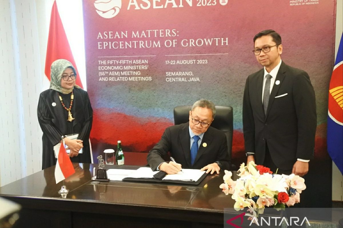 Mendag teken empat MRA kurangi hambatan perdagangan di ASEAN
