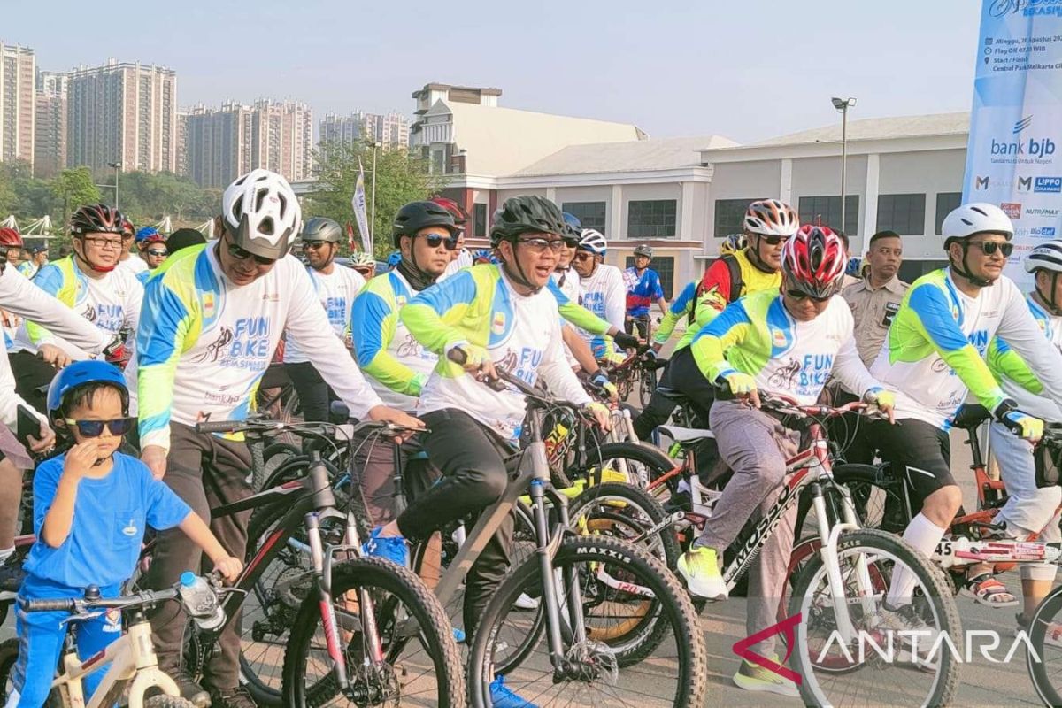 1.300 pesepeda meriahkan Fun Bike Festival Makin Berani di Bekasi