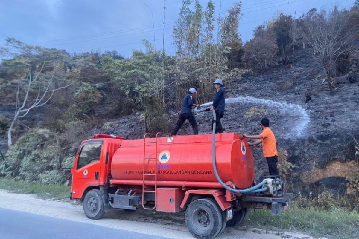 BPBD atasi kebakaran lahan seluas 21,4 hektare di Kabupaten Poso