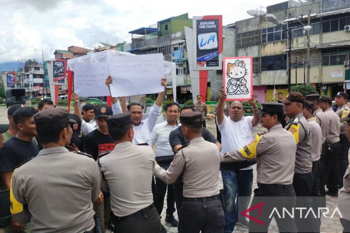 Polres Padangsidimpuan gelar simulasi pengamanan TPS Pilkades