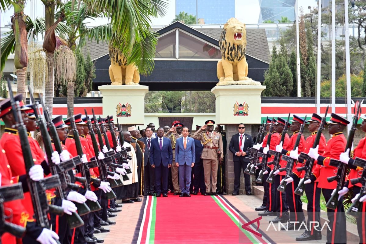 Jokowi kunjungi makam pejuang kemerdekaan Kenya Jomo Kenyatta