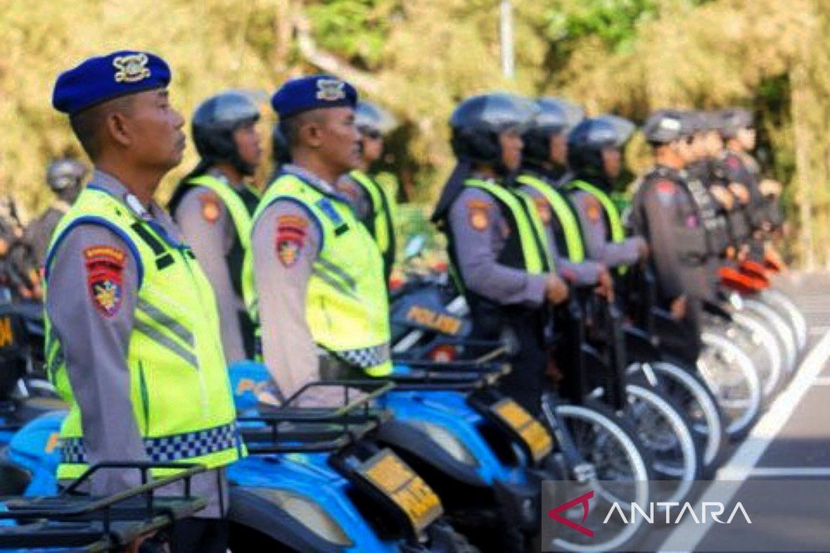 614 personel gabungan Polda Bali amankan tiga pertemuan internasional