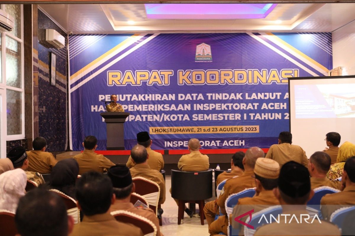 Pemkot Lhoksumawe segera tindak lanjut hasil temuan Inspektorat Aceh