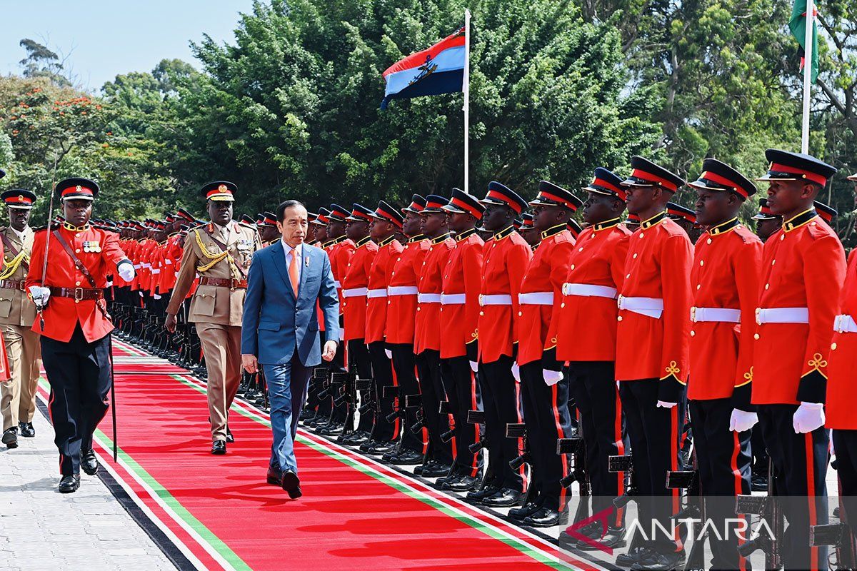 Presiden Joko Widodo tiba di  Tanzania