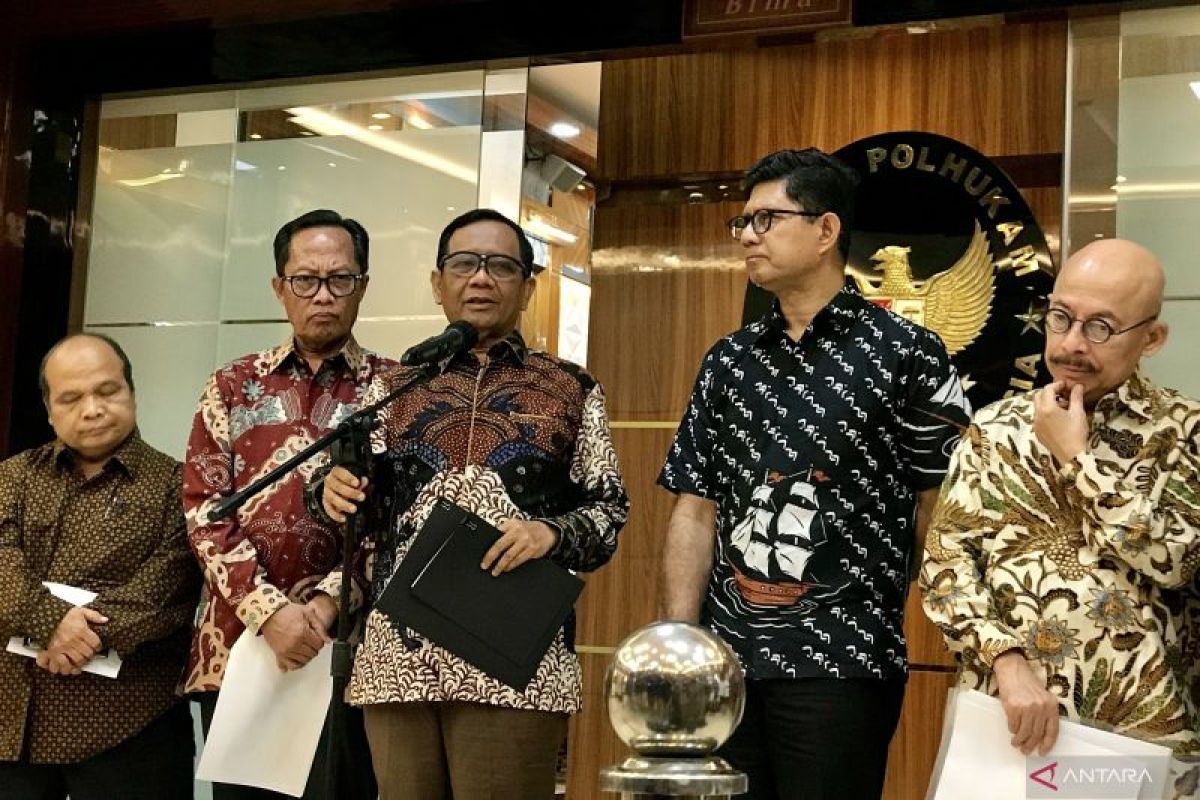 Ini 55 rekomendasi hukum dari Tim reformasi hukum bentukan Mahfud MD