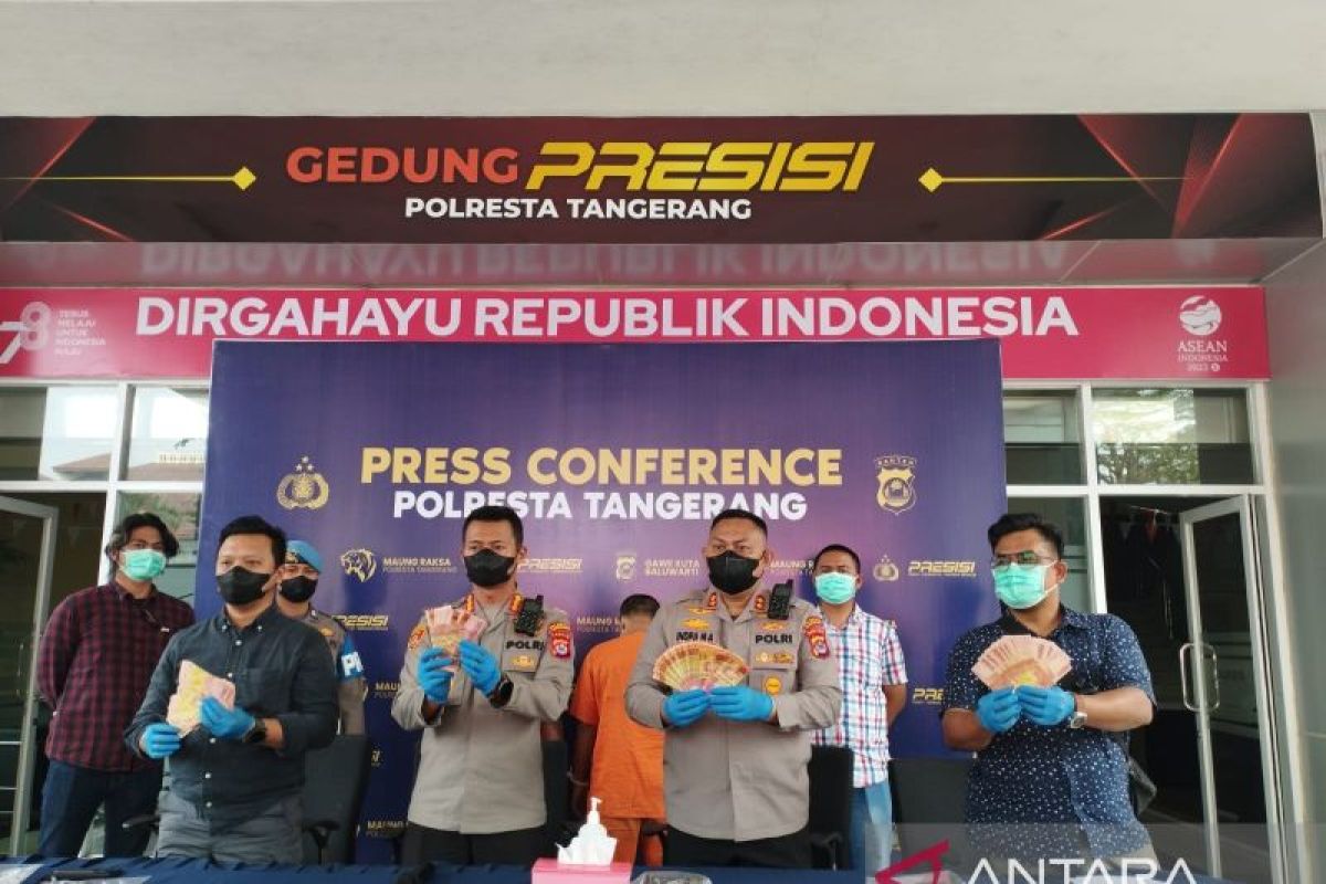 Polres Tangerang ungkap peredaran dan pembuatan uang palsu