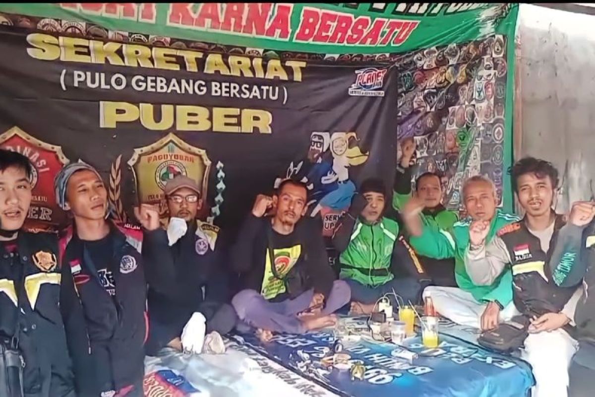 Komunitas Ojol "Puber" dukung Pemilu 2024 aman dan damai