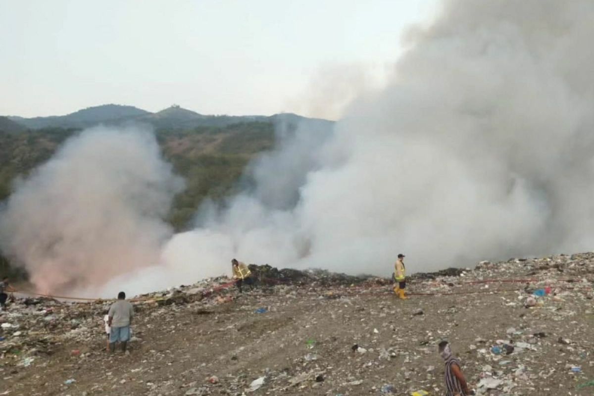 BPBD Sulteng: Kebakaran lahan terjadi di kawasan TPA Kawatuna Palu