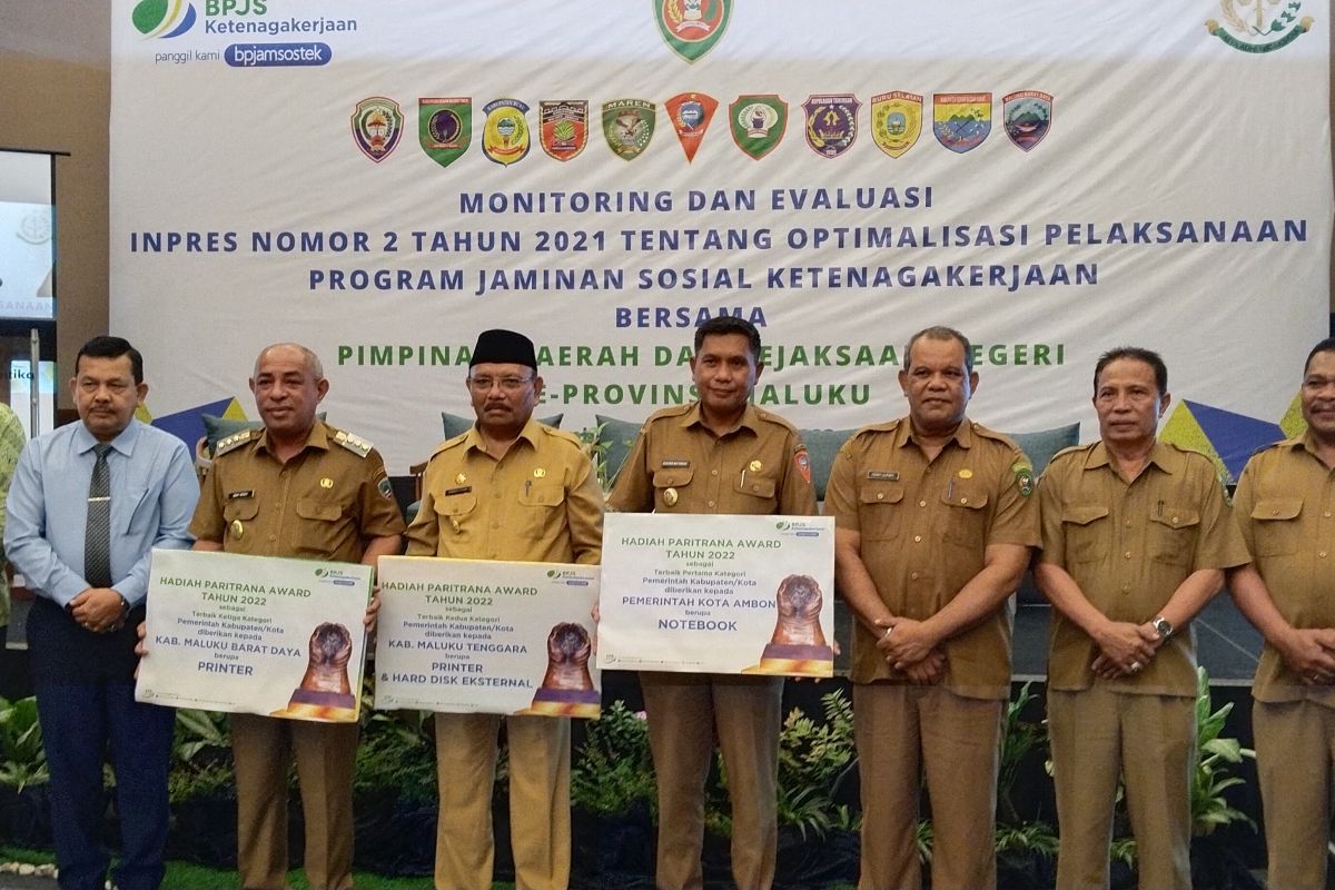 BPjamsostek - Kejati Maluku monitoring penerapan Inpres nomor 2 tahun 2021