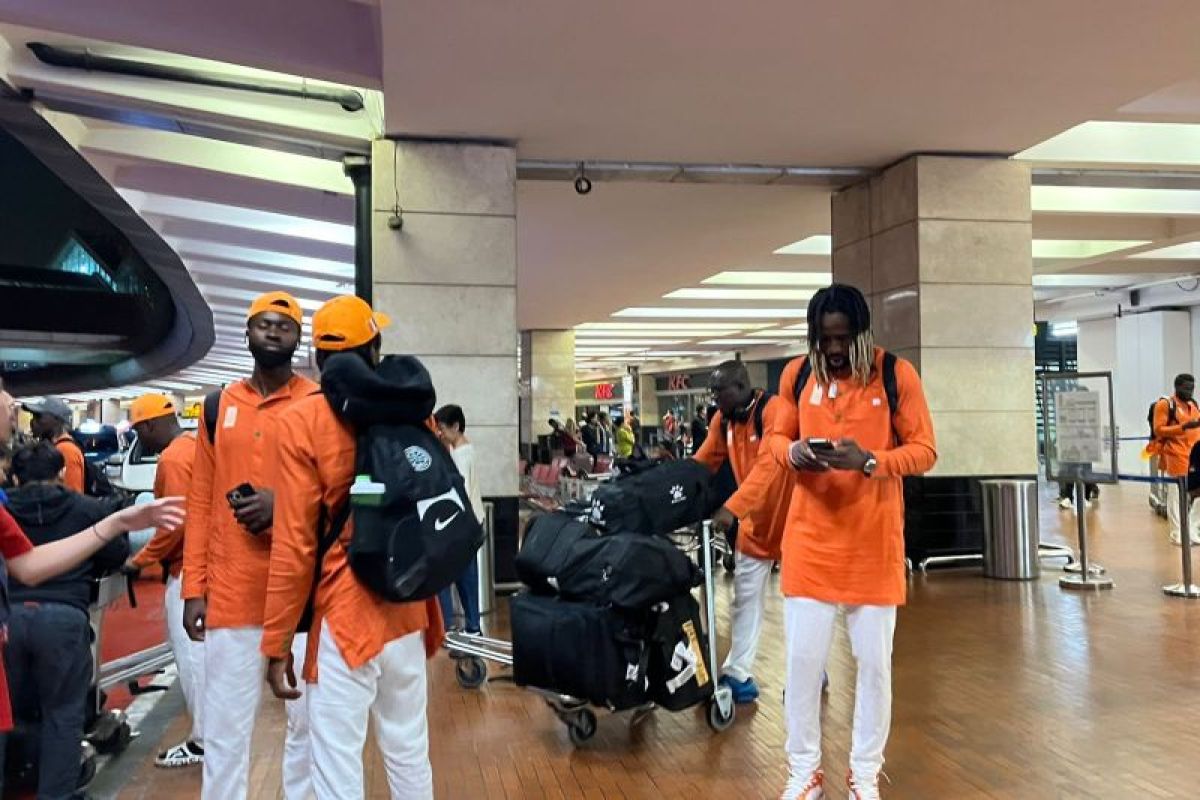 Pantai Gading tim kedua yang tiba lewat Bandara Soekarho Hatta