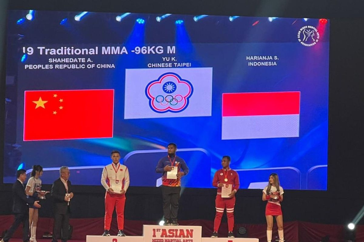 Timnas MMA Indonesia sabet empat medali dari Kejuaraan Asia